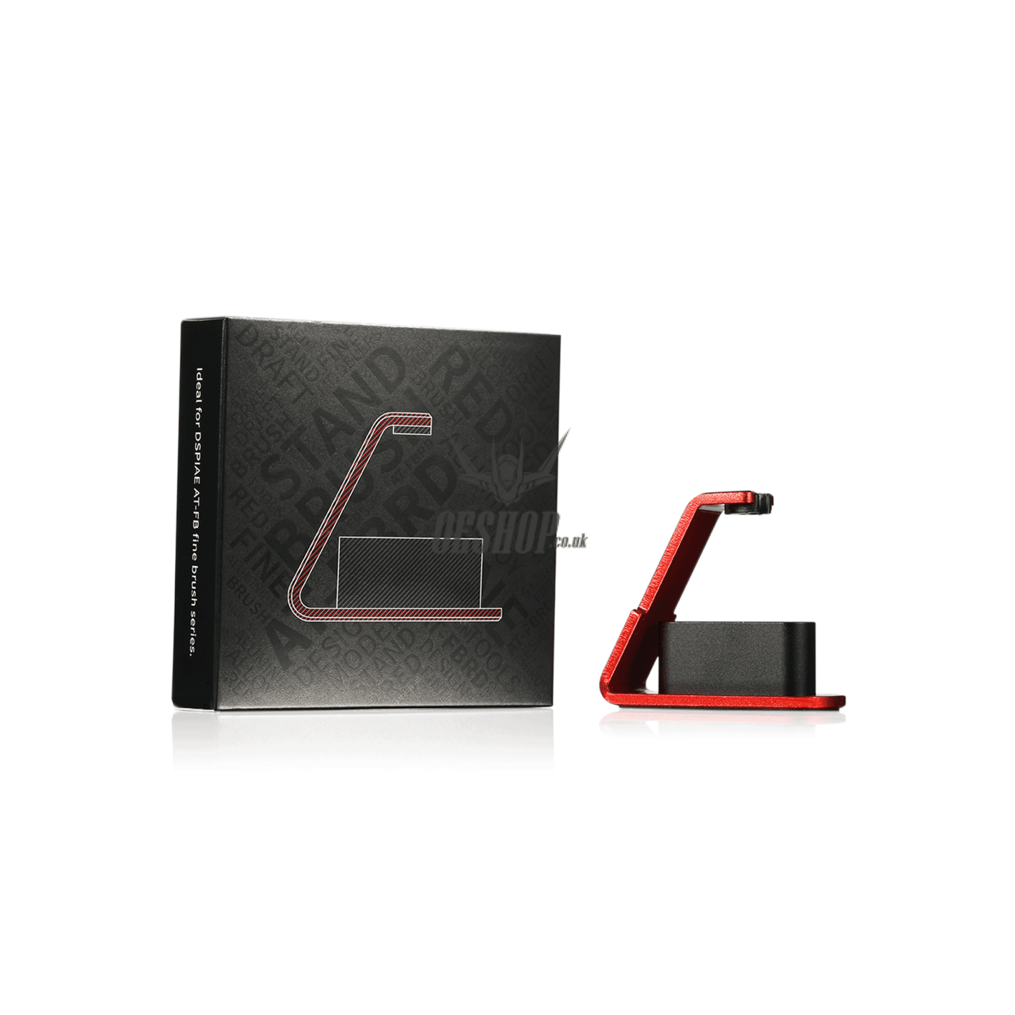 Dspiae At-Fb Aluminium Alloy Interchangeable Fine Tip Brush At-Fbrd Red