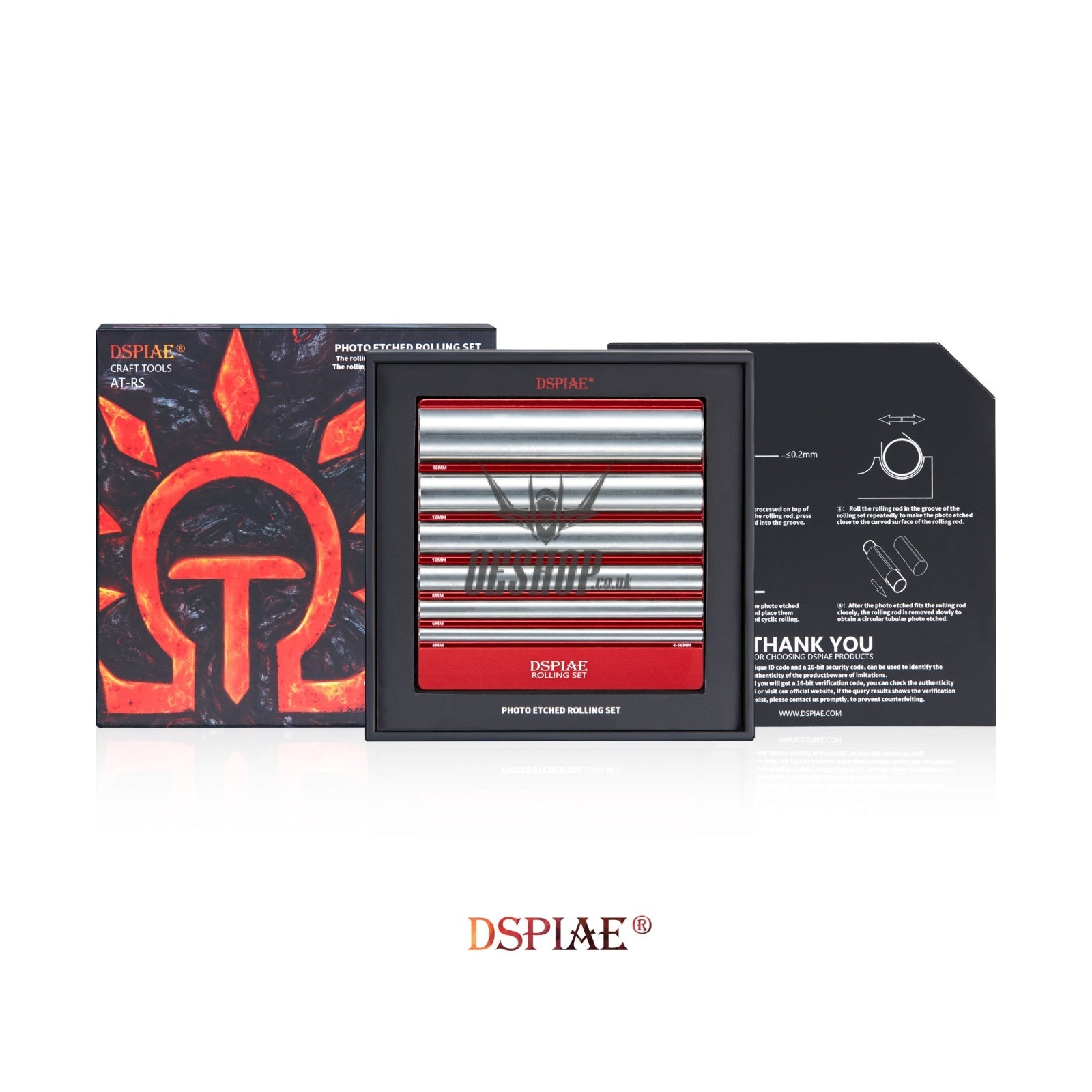 Dspiae At-Rs Photo Etched Rolling Set