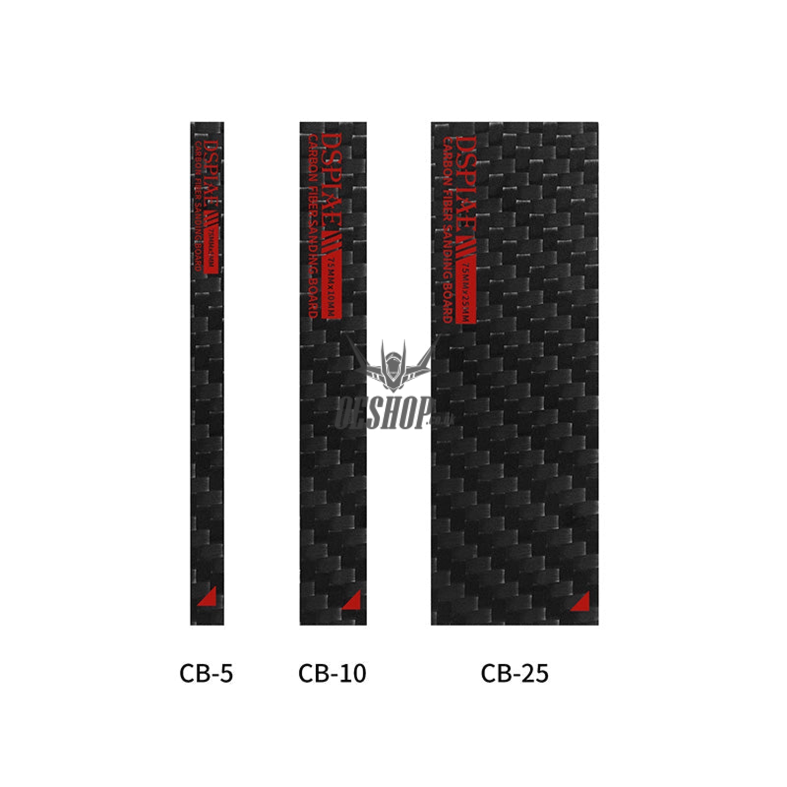 Dspiae Cb-S Carbon Fiber Polishing Board Flat Angle Set