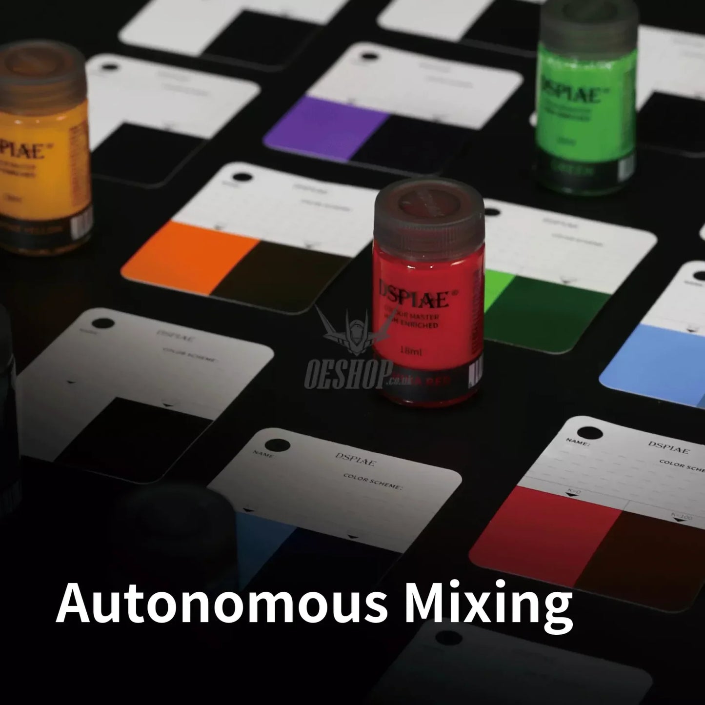 Dspiae Cc-01 Model Paint Colour Test Card