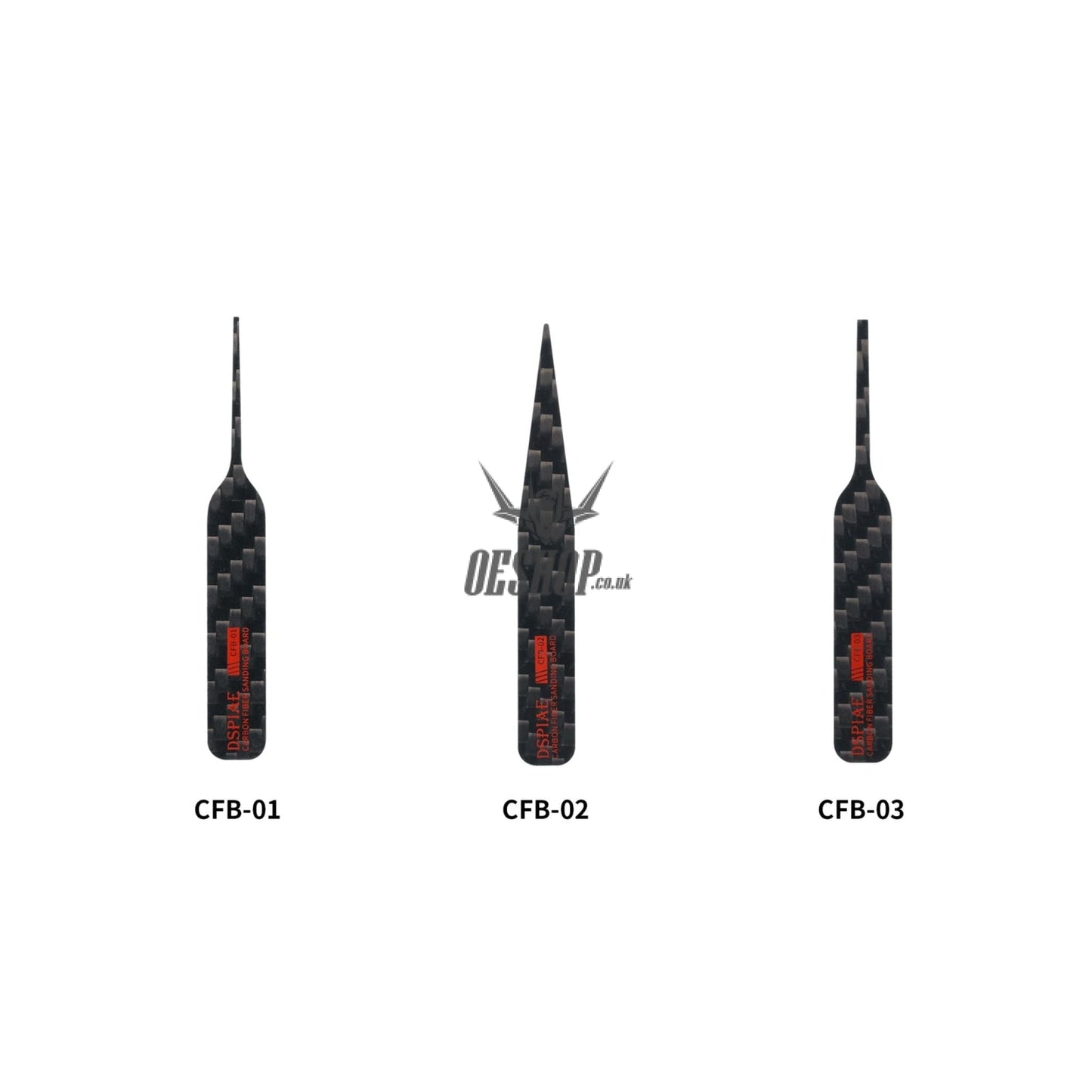 Dspiae Cfb Lrregular Carbon Fibre Sanding Stick
