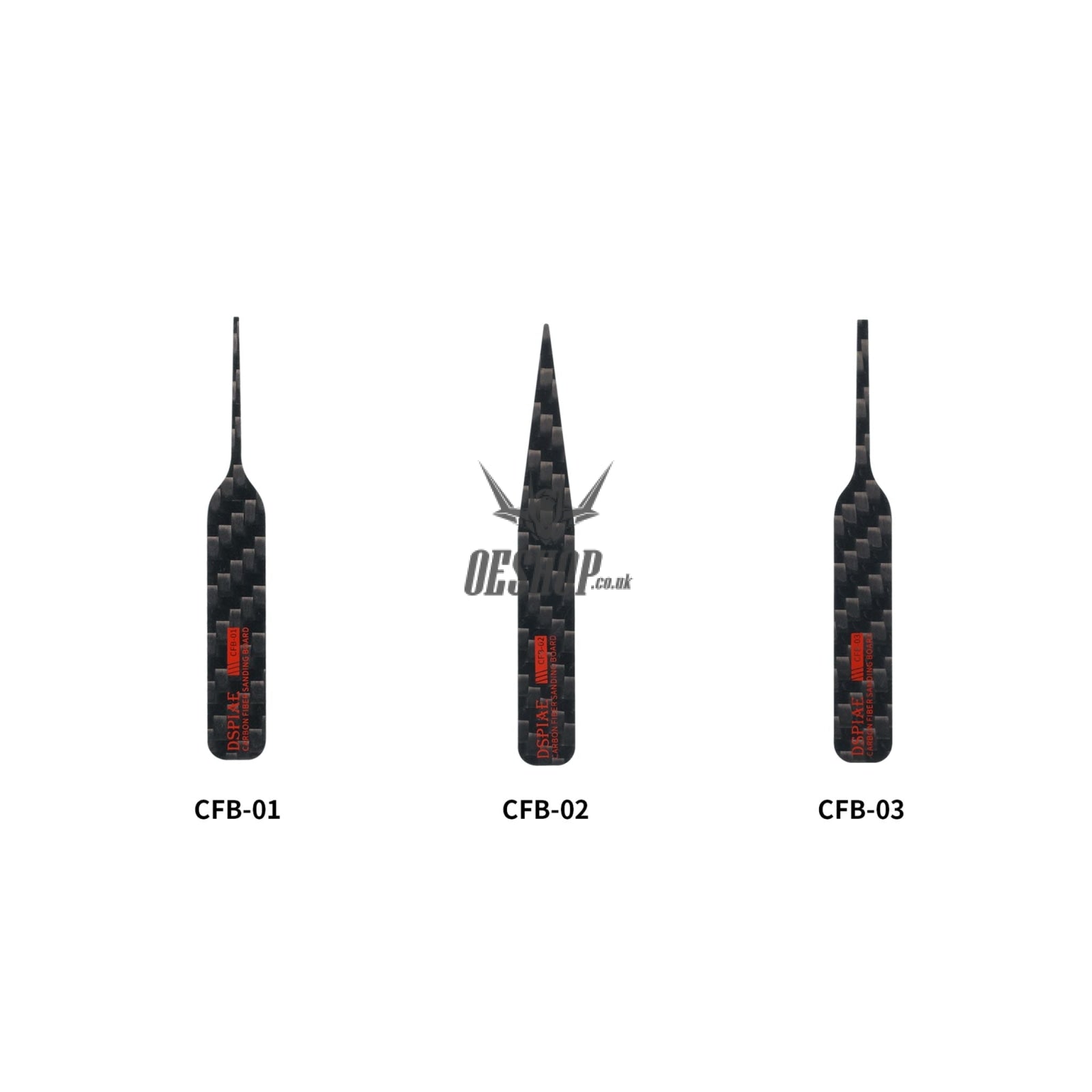 Dspiae Cfb Lrregular Carbon Fibre Sanding Stick