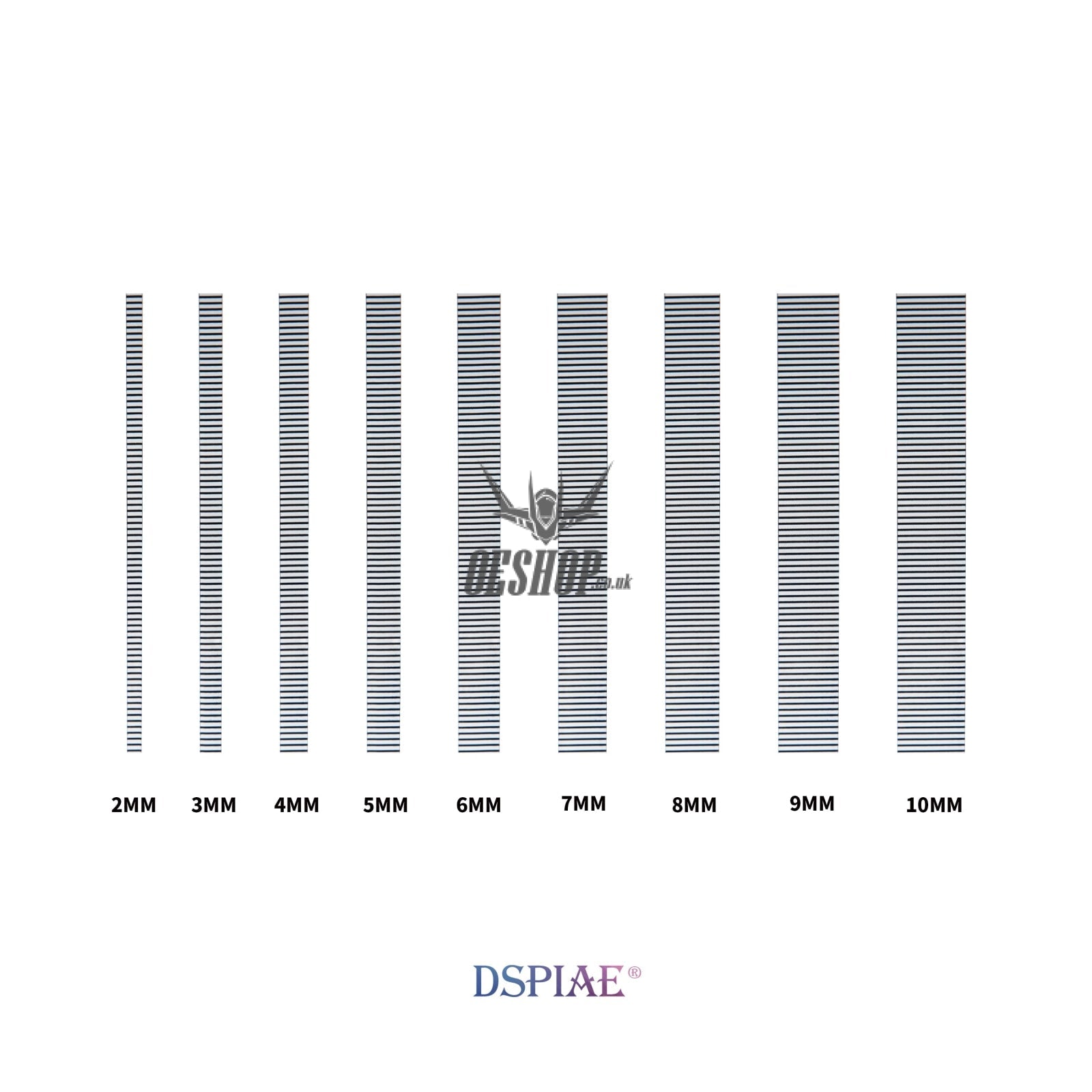 Dspiae Cg Adhesive Backed Tape Measure With Hard Edges 30M