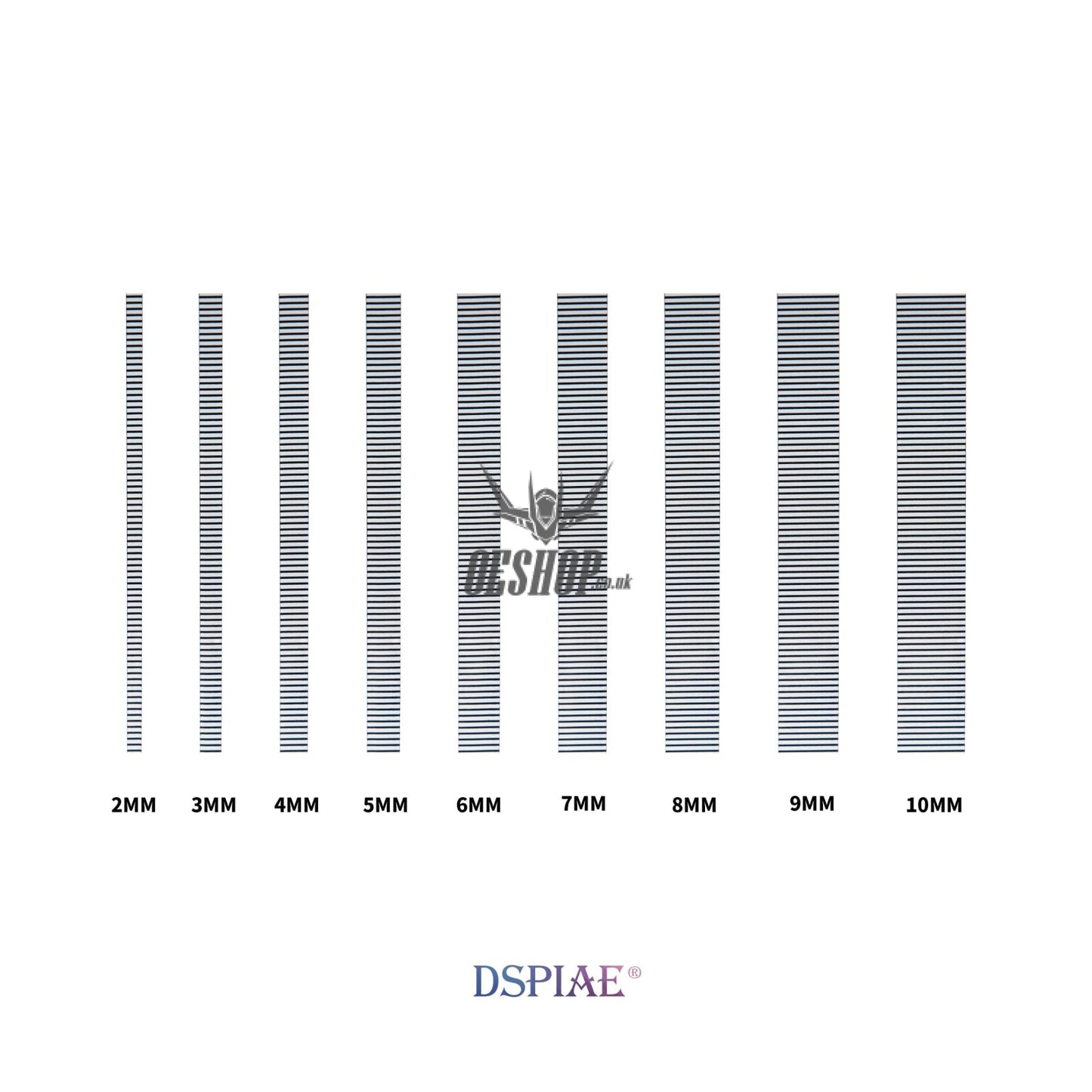 DSPIAE CG Adhesive Backed Tape Measure with Hard Edges 30m