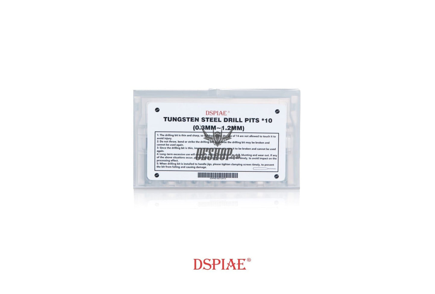 Dspiae Db-03 0.3Mm-1.2Mm Tungsten Steel Drill Bit