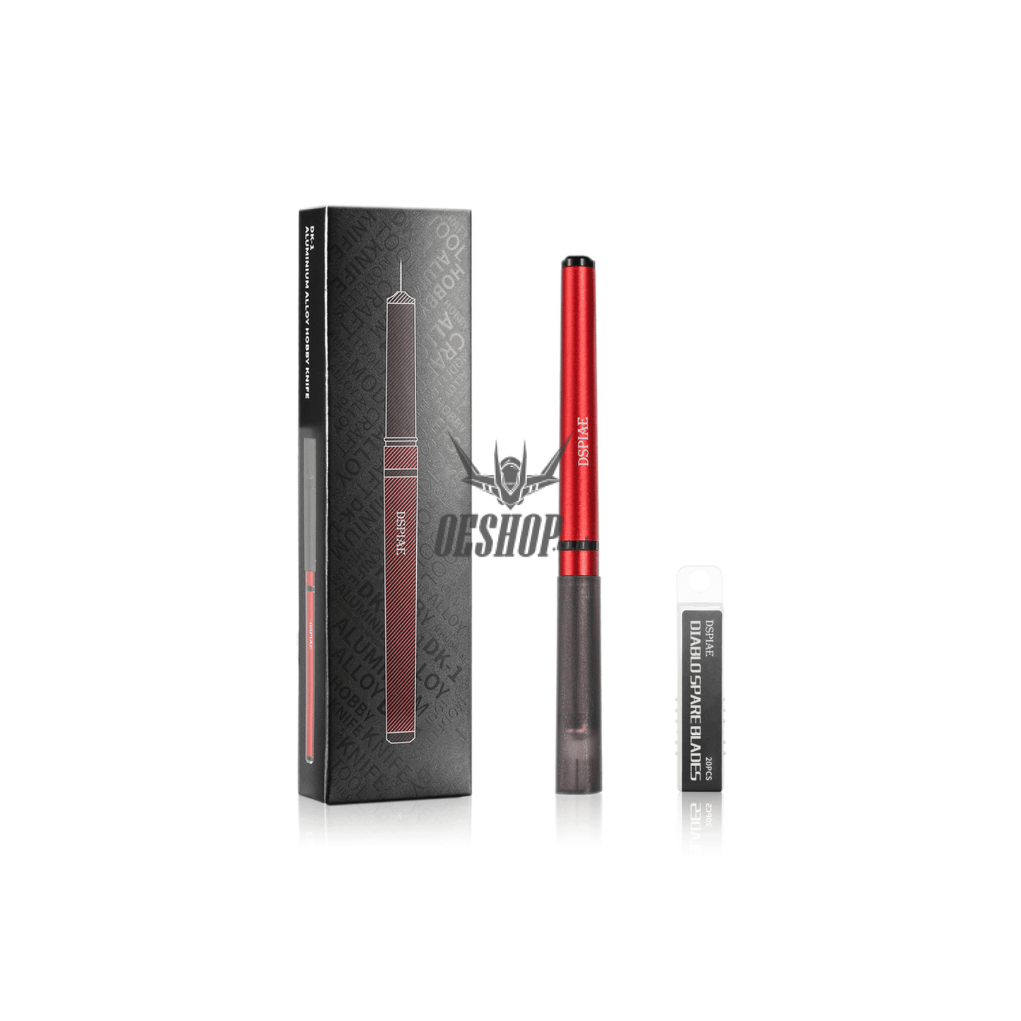 Dspiae Dk-1 Aluminum Alloy Pen Knife+21 High-Density Carbon Steel Blade