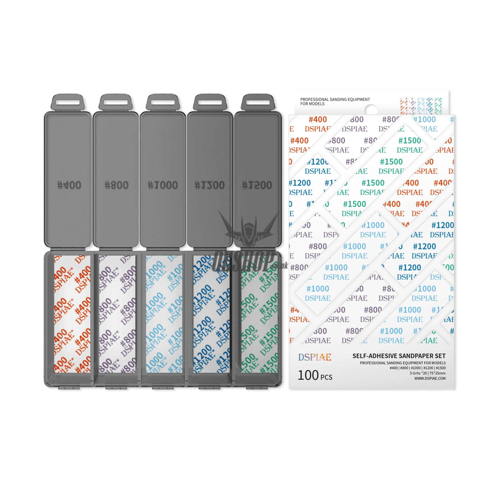 Dspiae Dsp Reusable Self-Adhesive Sandpaper Dsp-S01 Sanding Tools