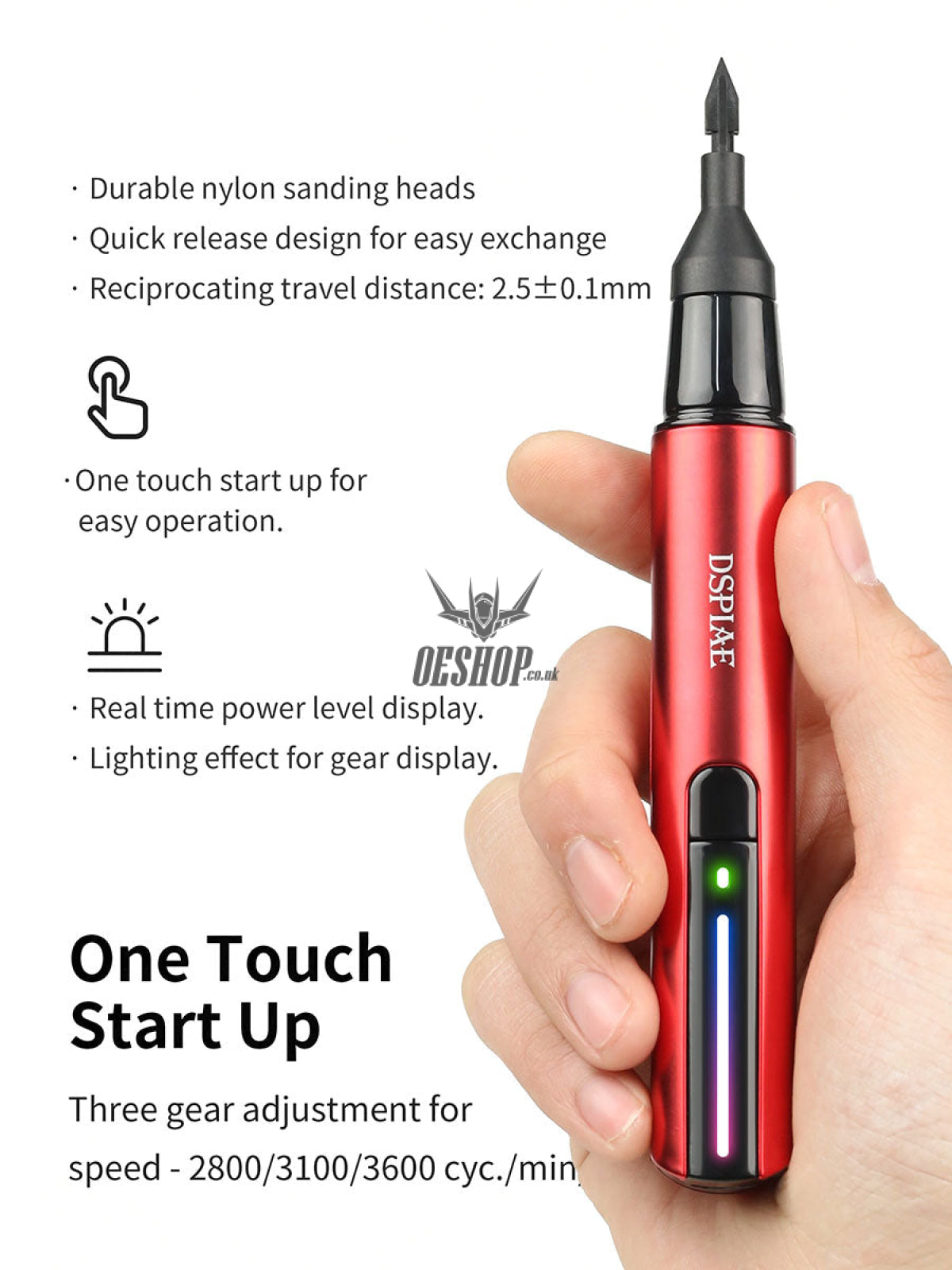 Dspiae Es - A ’Illusive Shadows’ Reciprocating Sander Sanding Tools