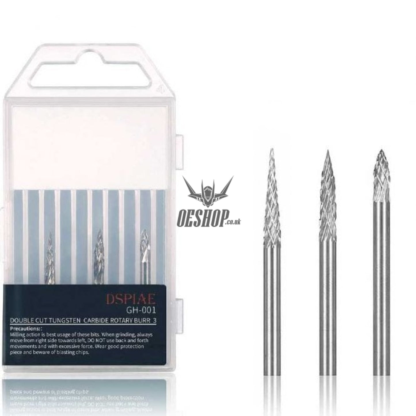 DSPIAE GH Double Cut Tungsten Carbide Rotary Burr*3  For ES-P/AT-VHD