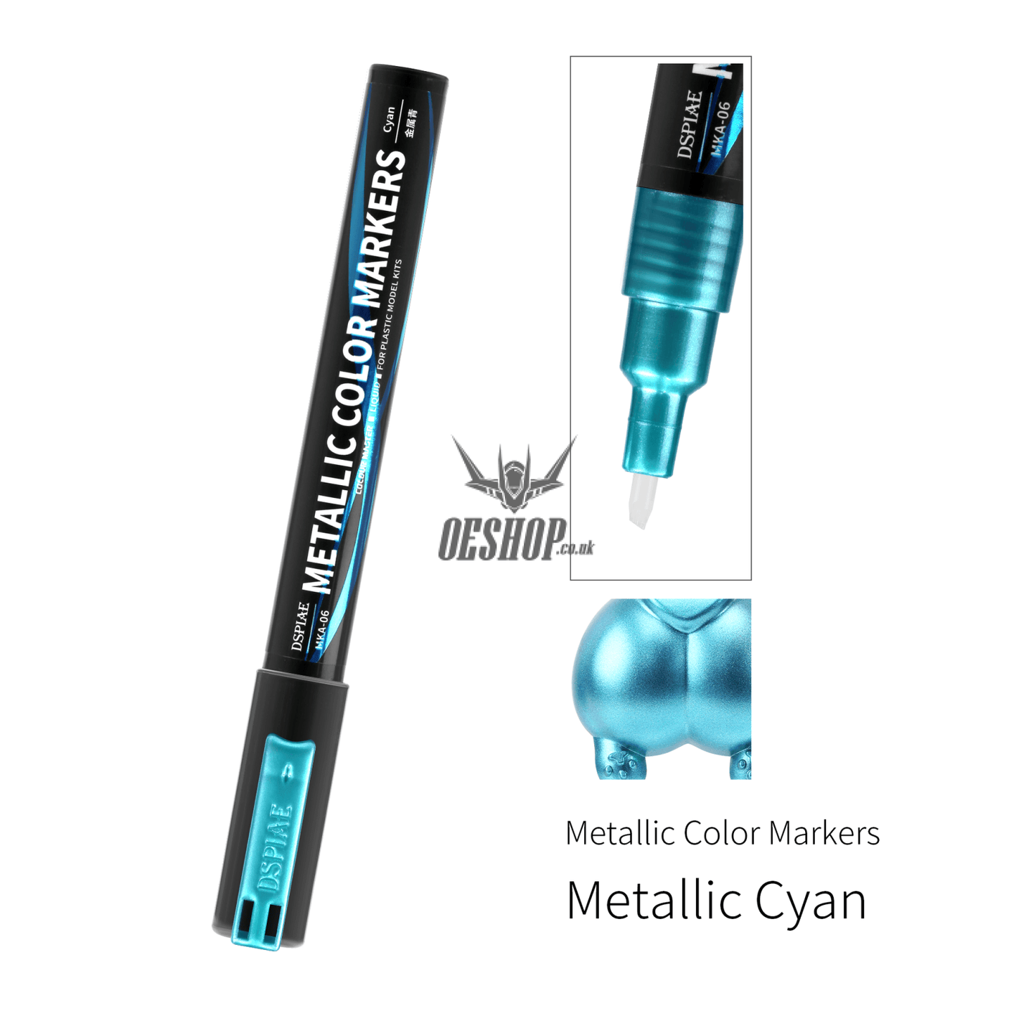 Dspiae Mka Super Metallic Color Markers Environment-Friendly Mka-06 Cyan