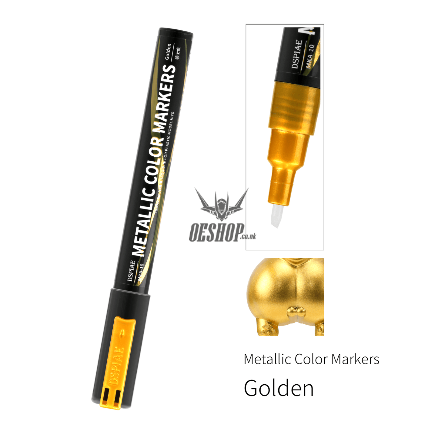 Dspiae Mka Super Metallic Color Markers Environment-Friendly Mka-10 Golden