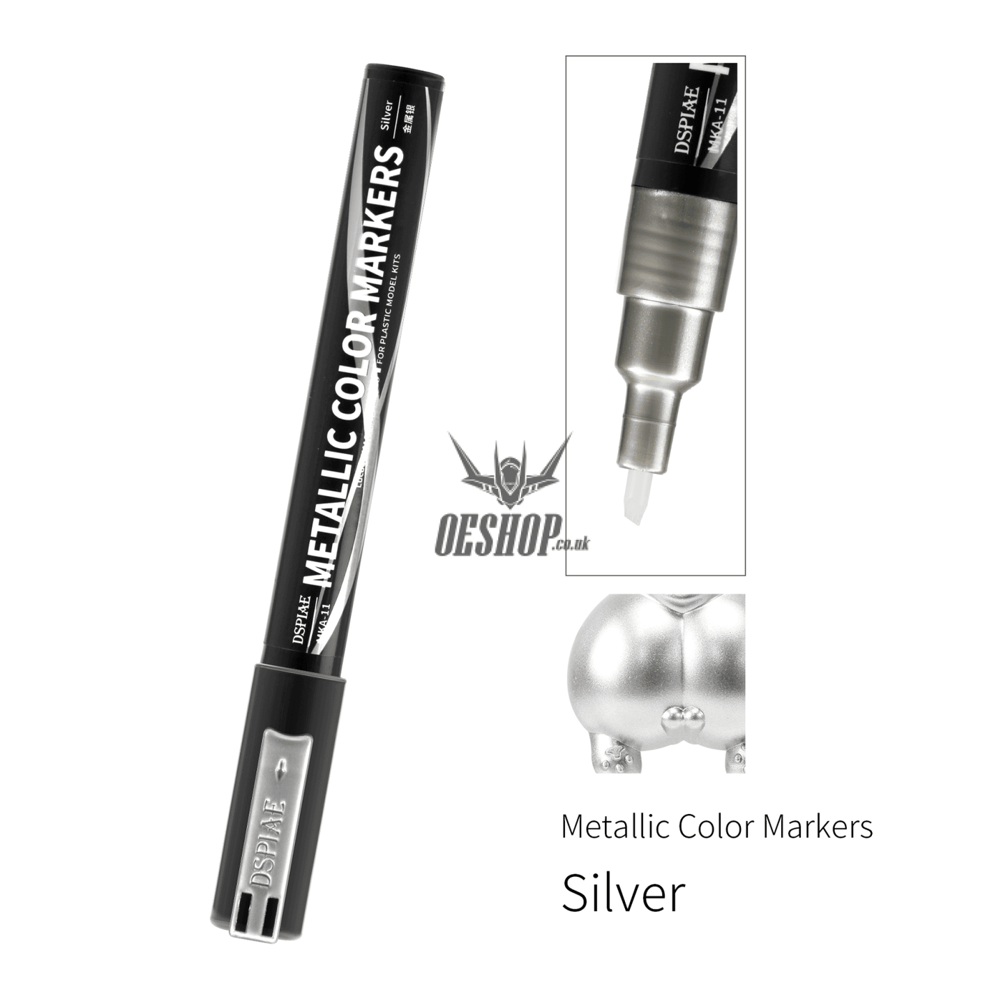 Dspiae Mka Super Metallic Color Markers Environment-Friendly Mka-11 Silver