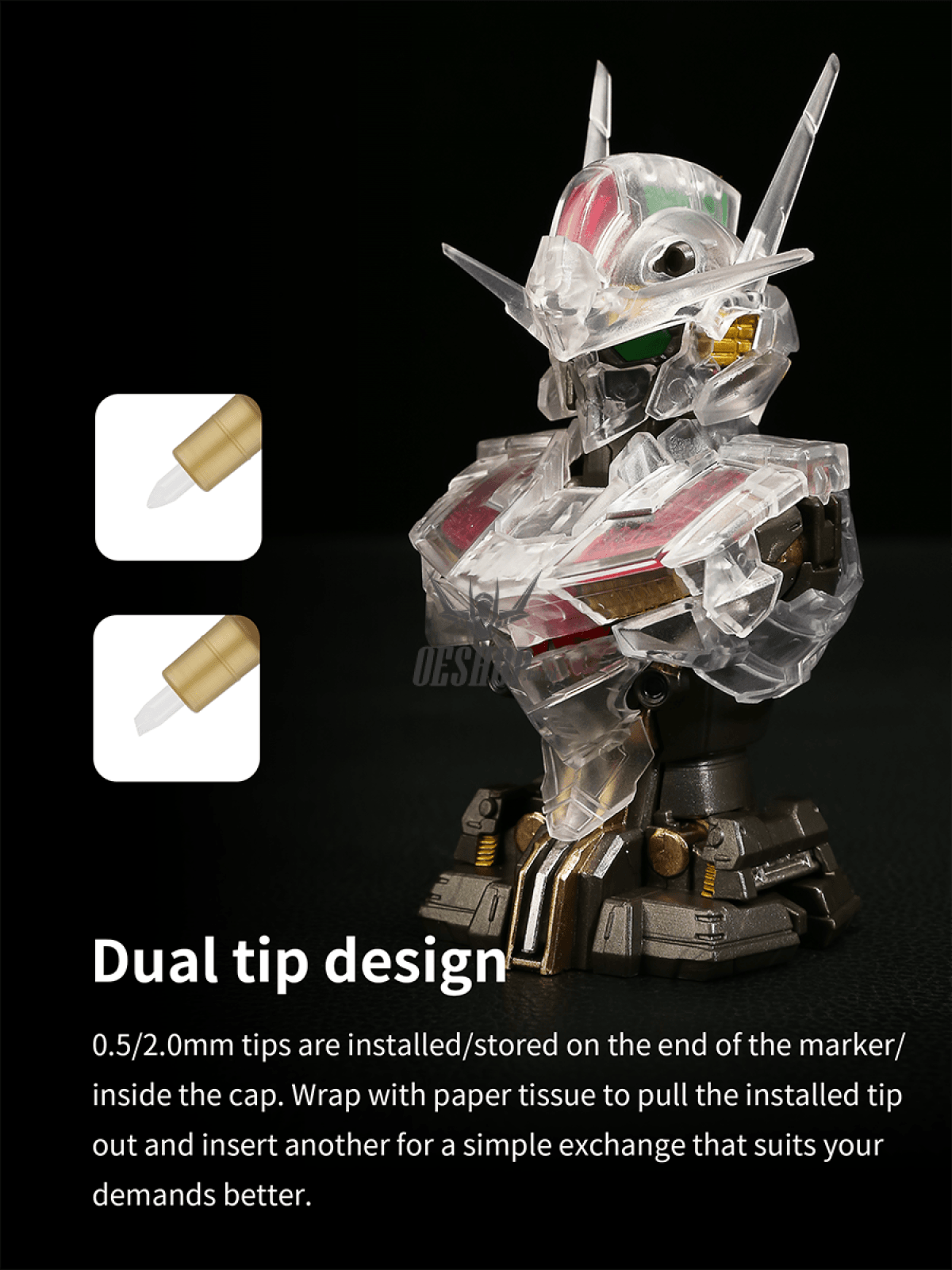 Dspiae Mka Super Metallic Color Markers Environment-Friendly