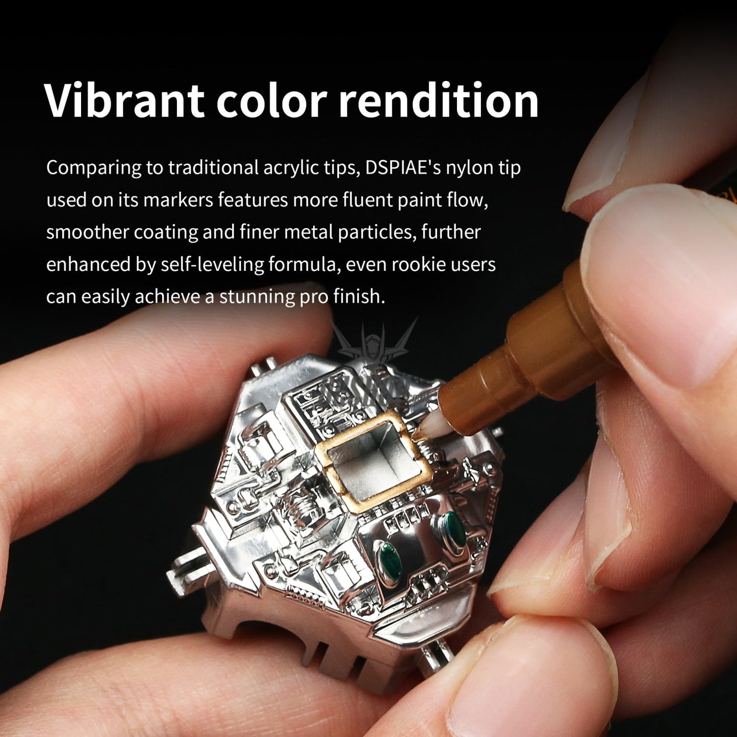 Dspiae Mks Super Metallic Color Marker Environment-Friendly Markers