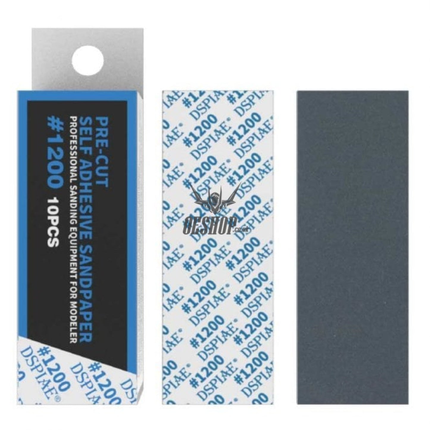 Dspiae Msp 180-2500 Pre-Cut Self Adhesive Sandpaper 10Pcs Msp-1200