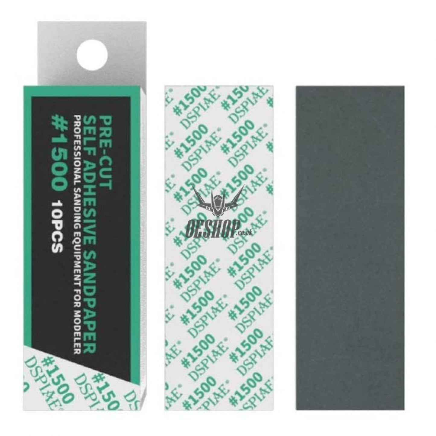 Dspiae Msp 180-2500 Pre-Cut Self Adhesive Sandpaper 10Pcs Msp-1500