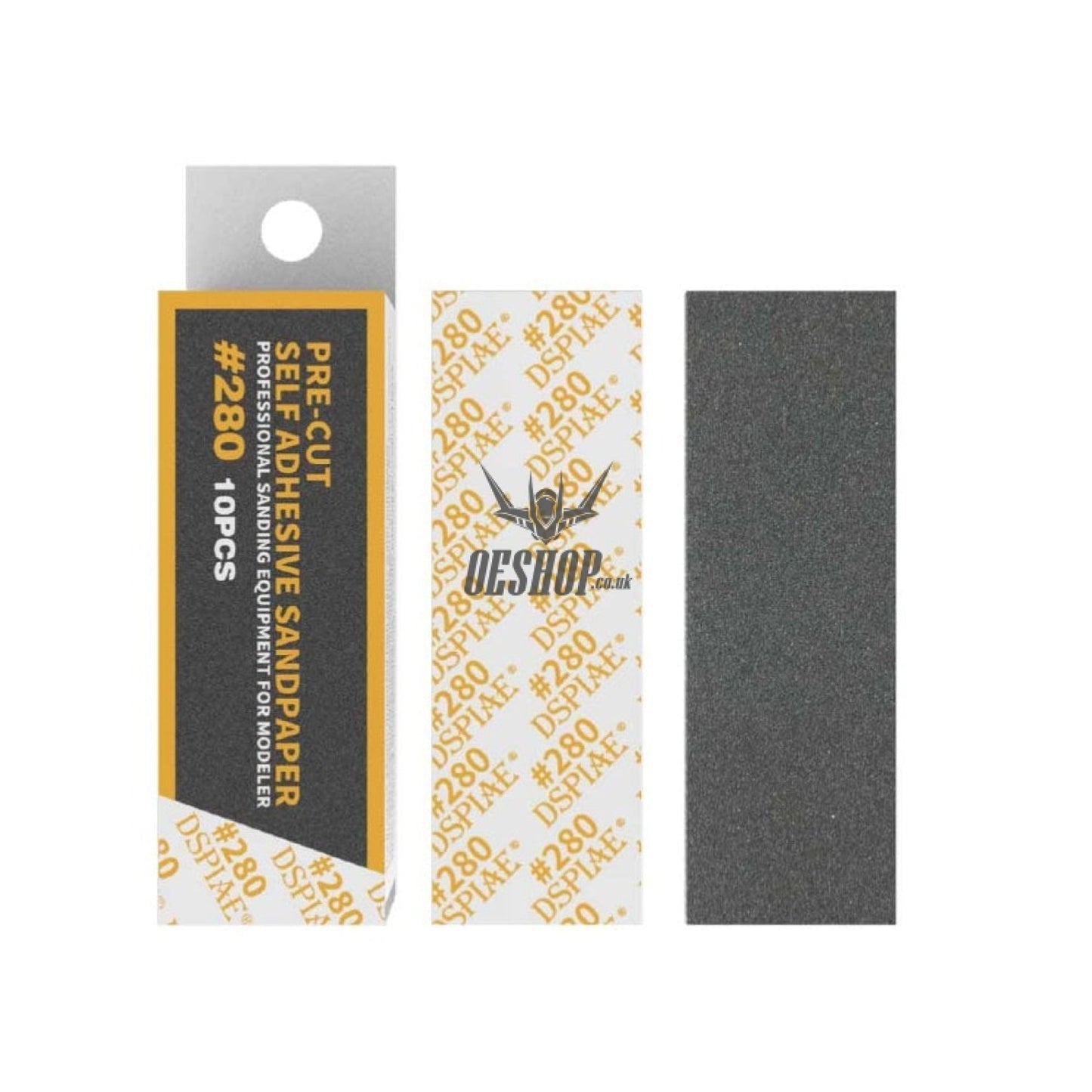 Dspiae Msp 180-2500 Pre-Cut Self Adhesive Sandpaper 10Pcs Msp-280