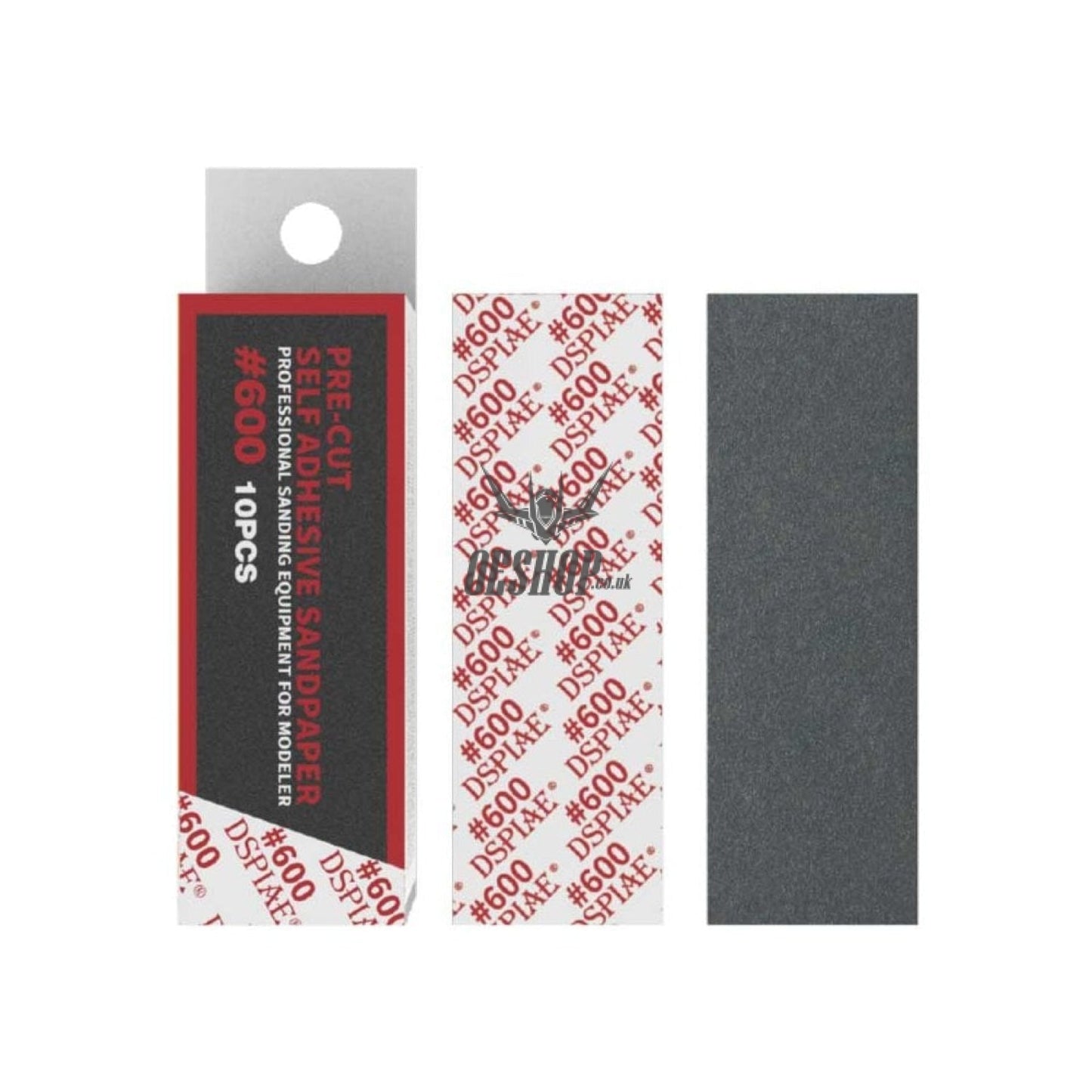 Dspiae Msp 180-2500 Pre-Cut Self Adhesive Sandpaper 10Pcs Msp-600