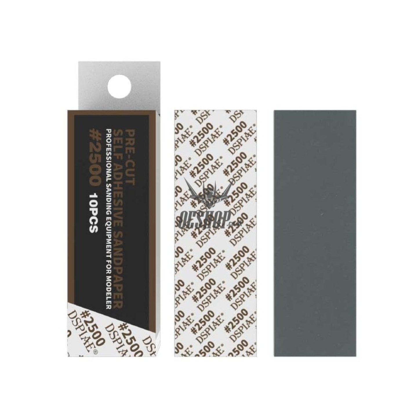 Dspiae Msp 180-2500 Pre-Cut Self Adhesive Sandpaper 10Pcs Msp-2500