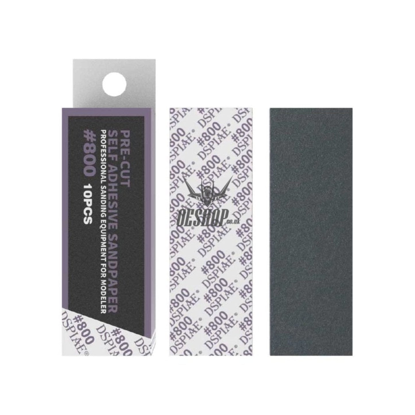 Dspiae Msp 180-2500 Pre-Cut Self Adhesive Sandpaper 10Pcs Msp-800
