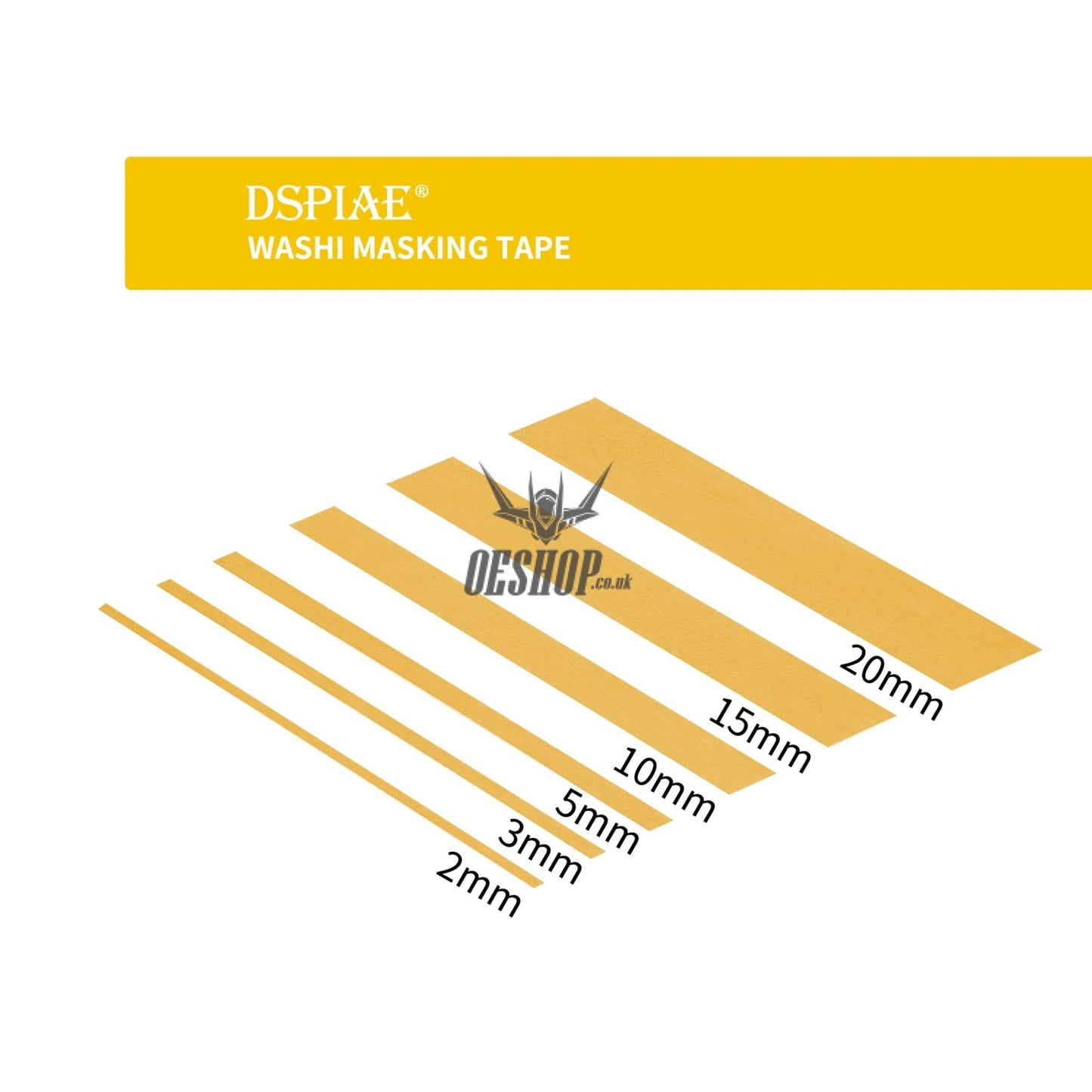 Dspiae Mt Washi Masking Tape 18M 2-20Mm