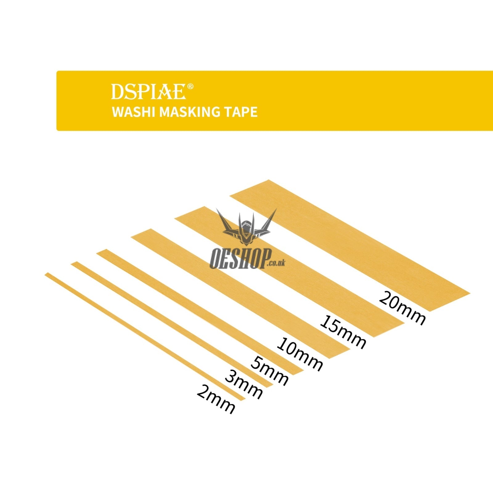 Dspiae Mt Washi Masking Tape 18M 2-20Mm