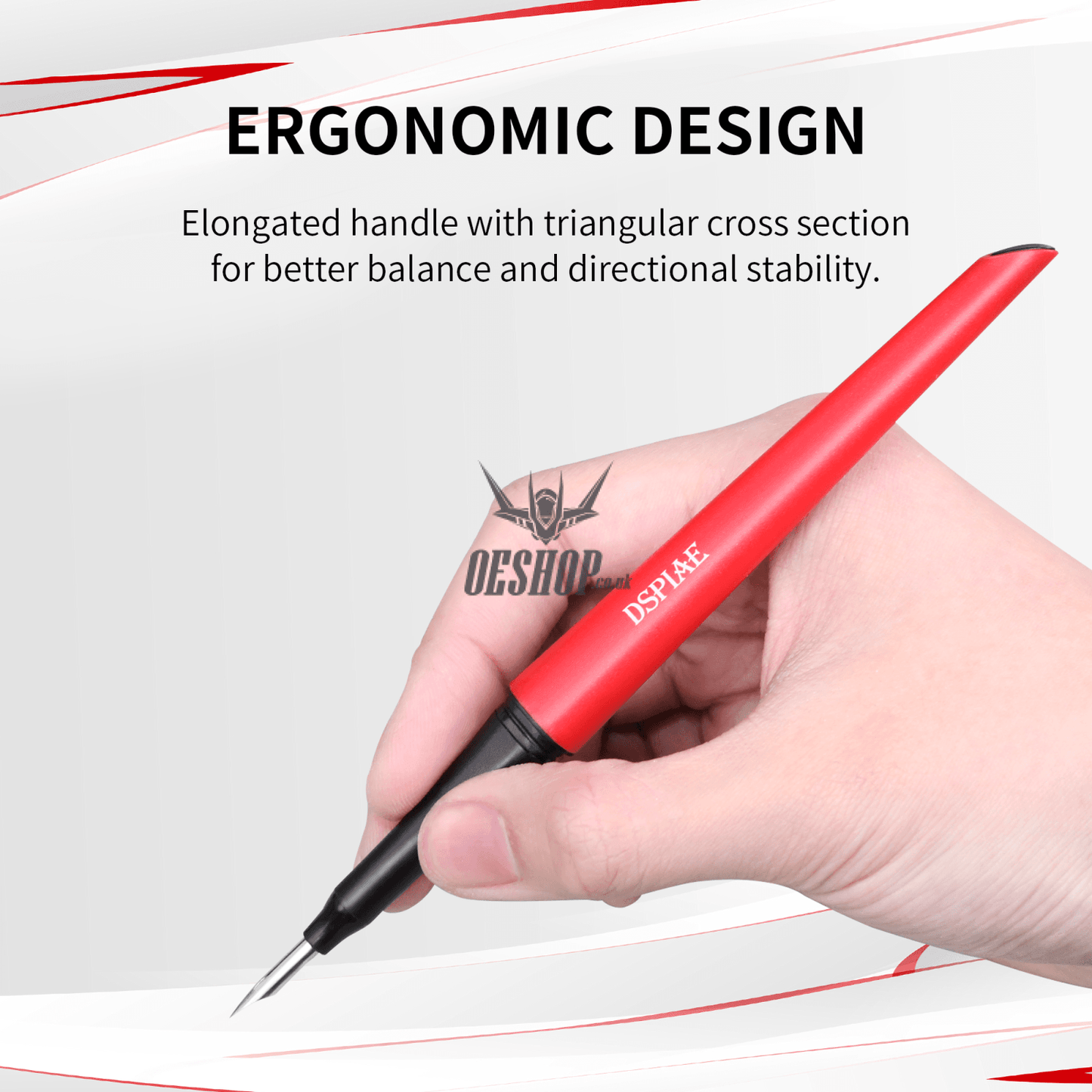 Dspiae Pt-Pl/Pt-Fb/Pt-Tb Phoenix Plume Panel Line Marker Handle/Fine Detailing Brush Handle/Broad