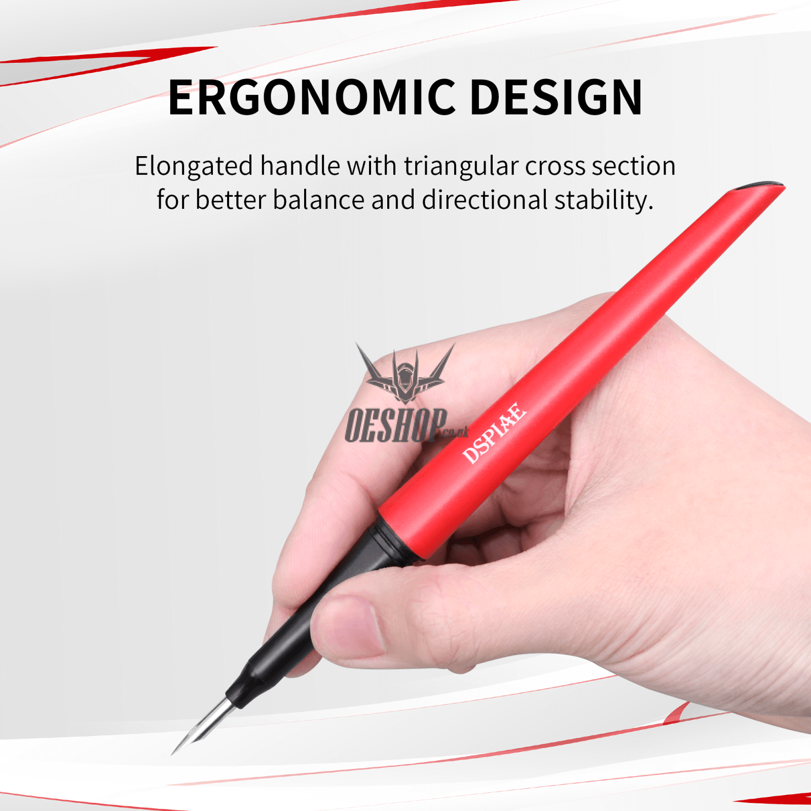 Dspiae Pt-Pl/Pt-Fb/Pt-Tb Phoenix Plume Panel Line Marker Handle/Fine Detailing Brush Handle/Broad