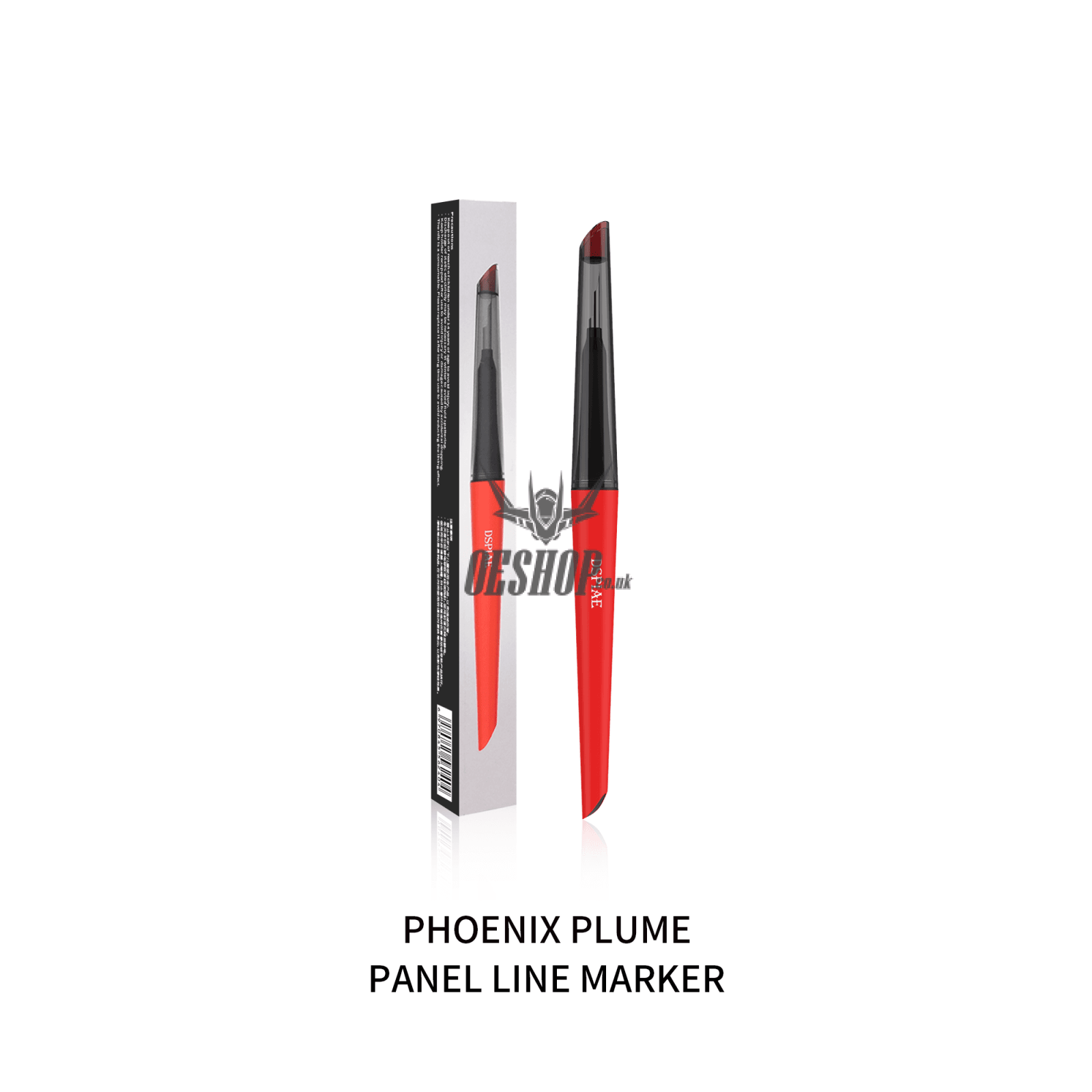 Dspiae Pt-Pl/Pt-Fb/Pt-Tb Phoenix Plume Panel Line Marker Handle/Fine Detailing Brush Handle/Broad