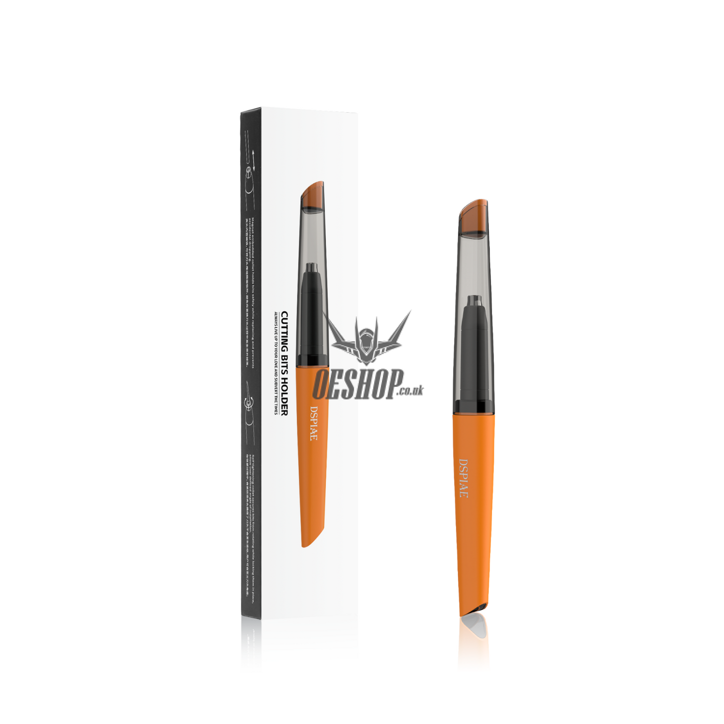 Dspiae Pt - Th Pro ’Wing’ Tungsten Steel Broach Pt - Th02 Bit Holder (Orange)