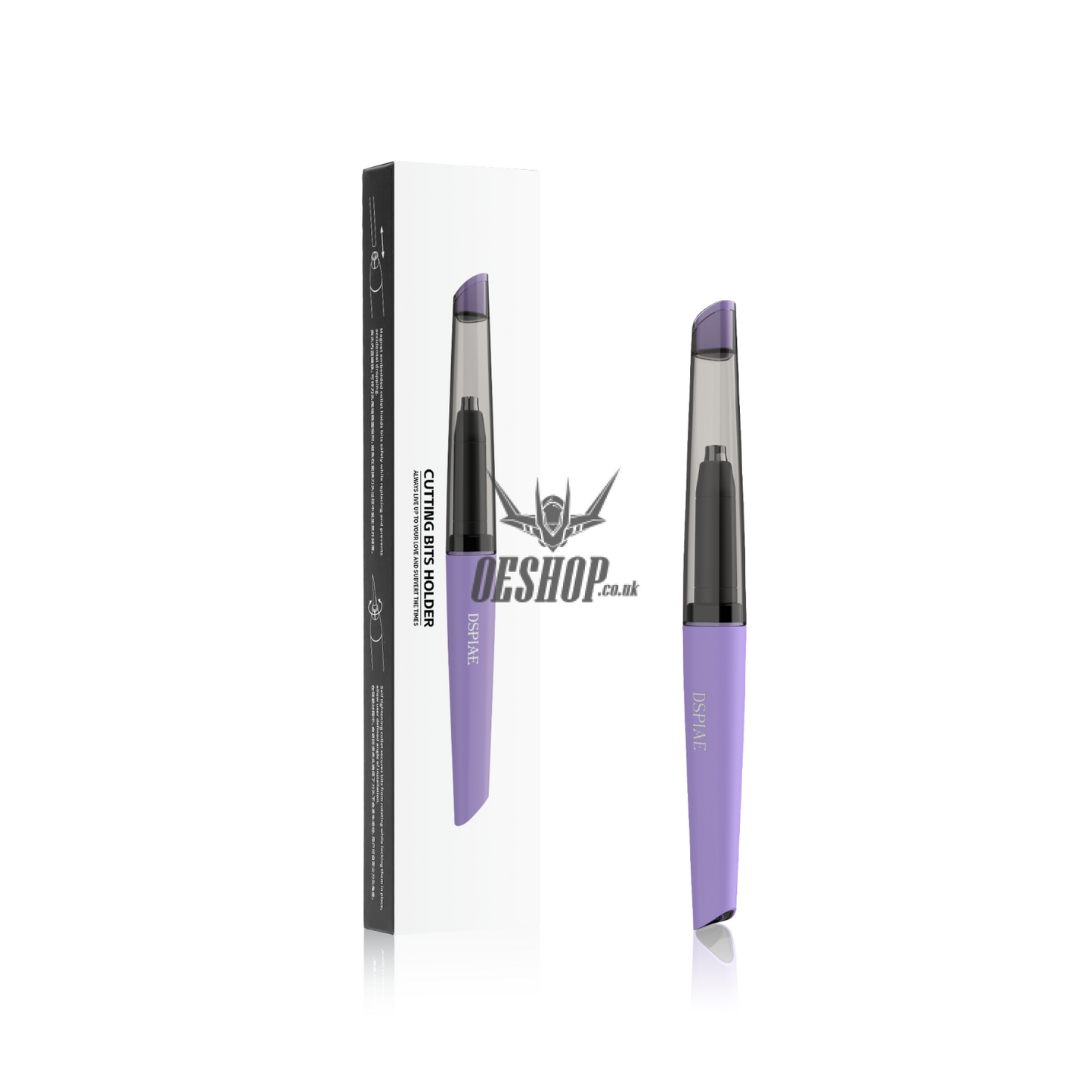 Dspiae Pt - Th Pro ’Wing’ Tungsten Steel Broach Pt - Th07 Bit Holder (Purple)