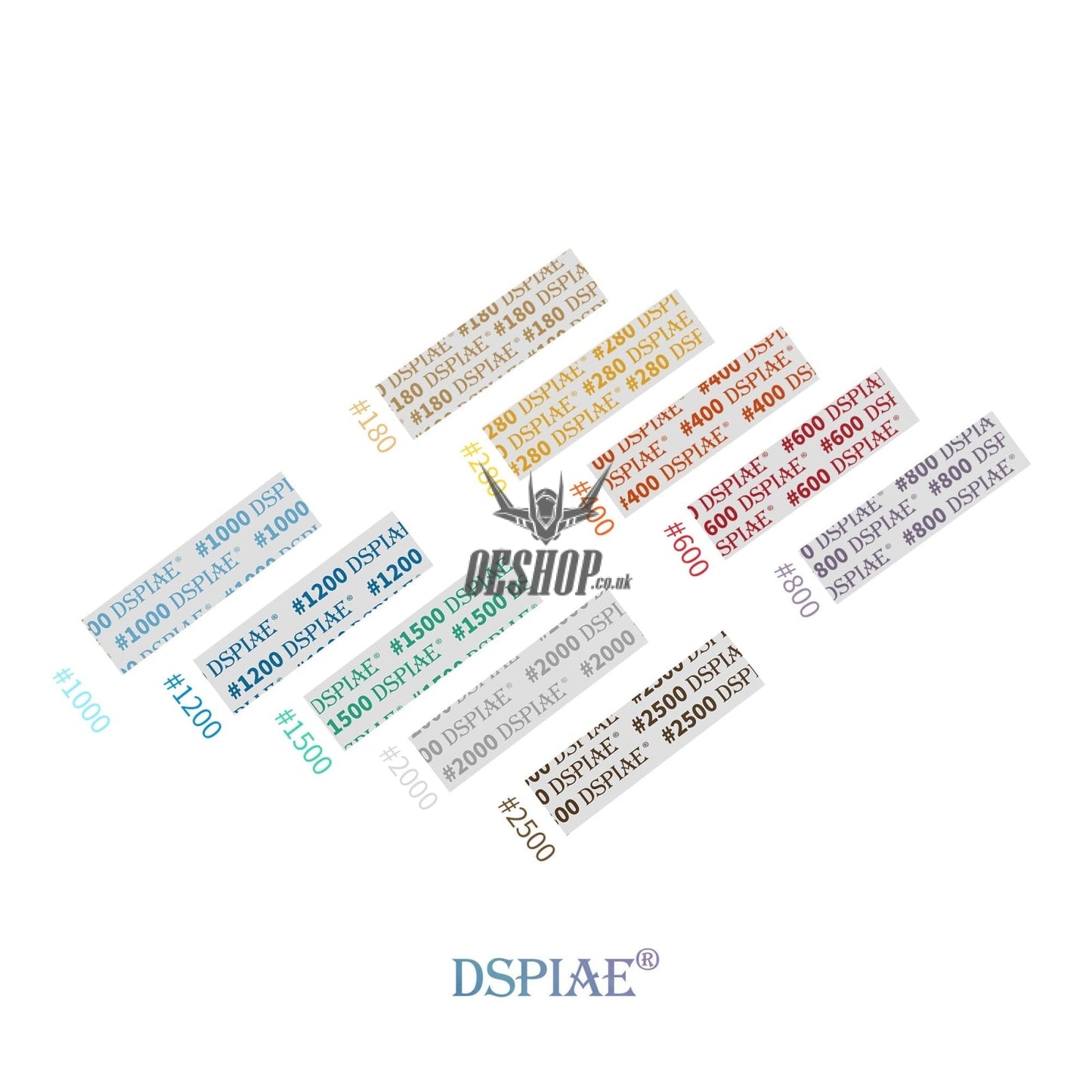 DSPIAE SP-S01 Pre-cut adhesive sandpaper set 180-800 mesh (100 pieces) DSPIAE 12.99 OEShop