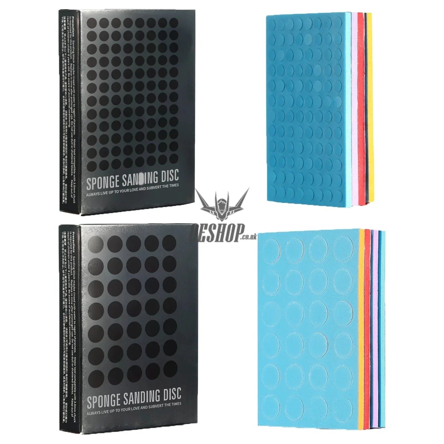 Dspiae Ss C01/C02 Self Adhesive Sponge Sanding Disc For Es-P Tools