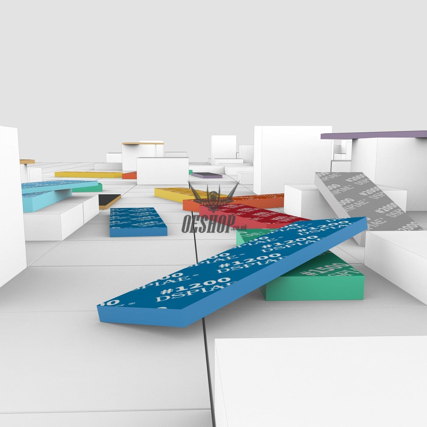 Dspiae Ss2 180-2500 2Mm Sanding Sponge 5Pcs