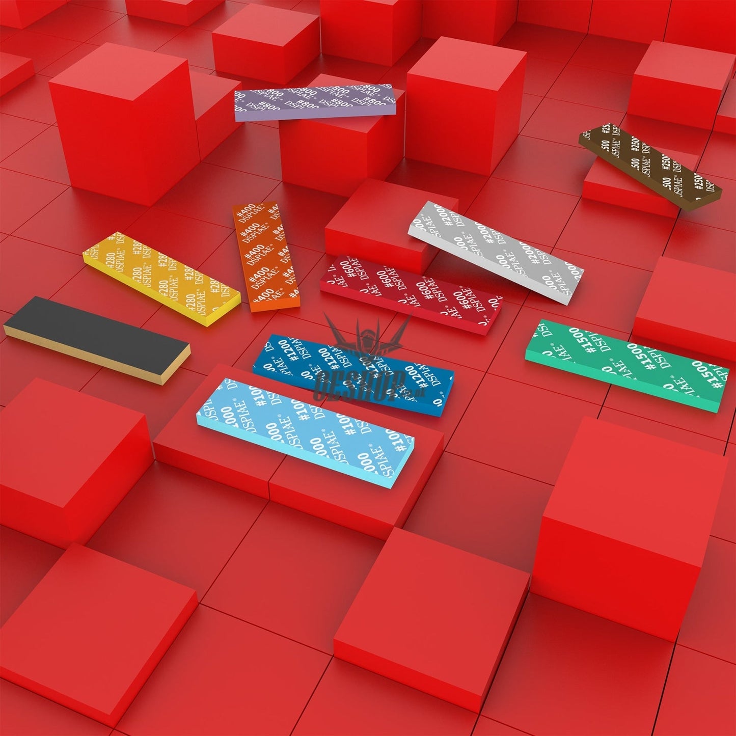 Dspiae Ss2 180-2500 2Mm Sanding Sponge 5Pcs