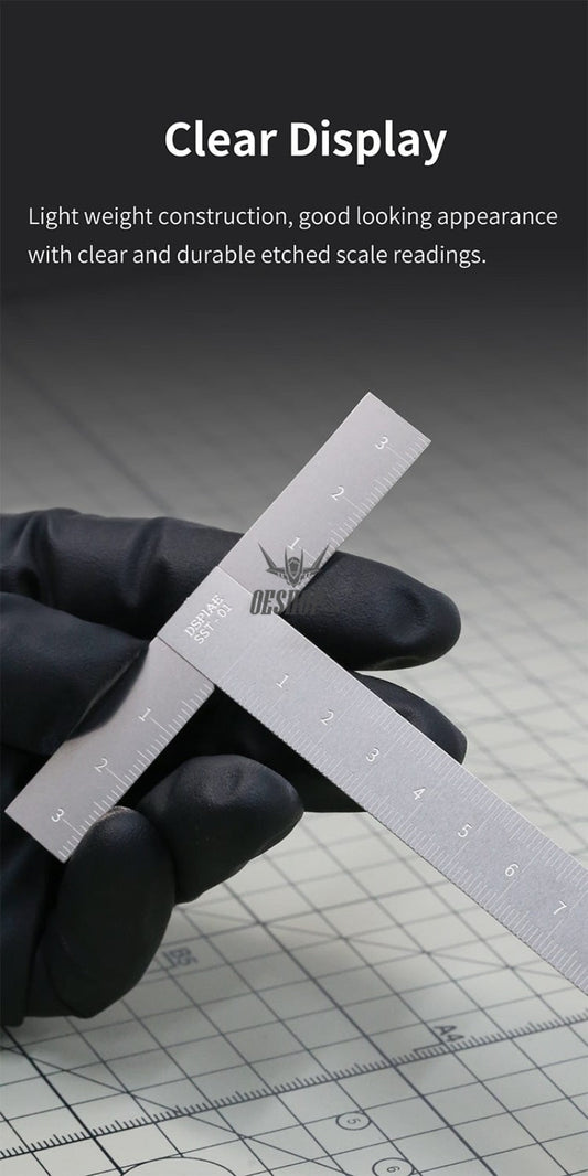 DSPIAE SST-01 Stainless steel T Ruler DSPIAE 5.99 OEShop