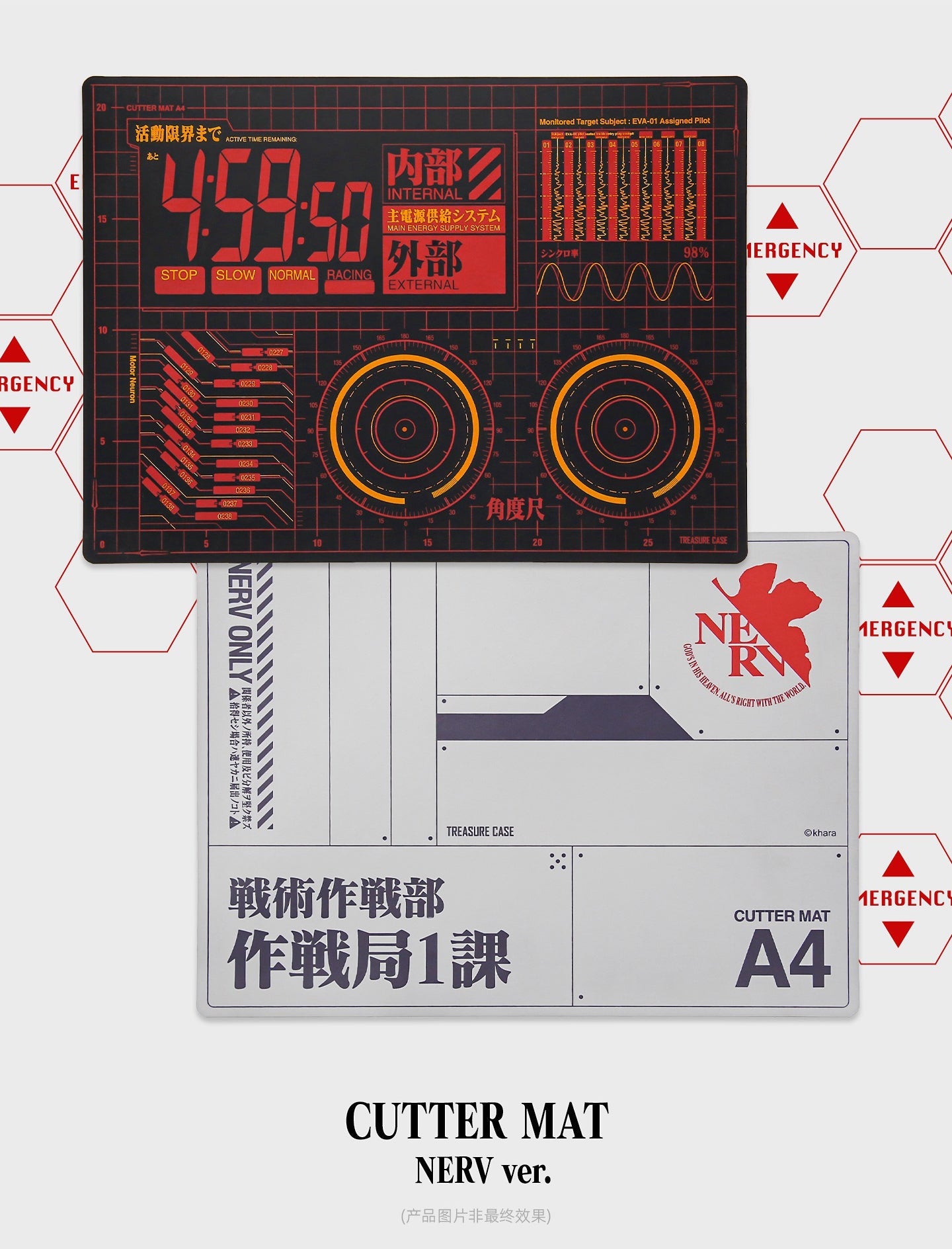 HobbyMio TREASURE CASE EVA Co-branded Cutting Mat A4