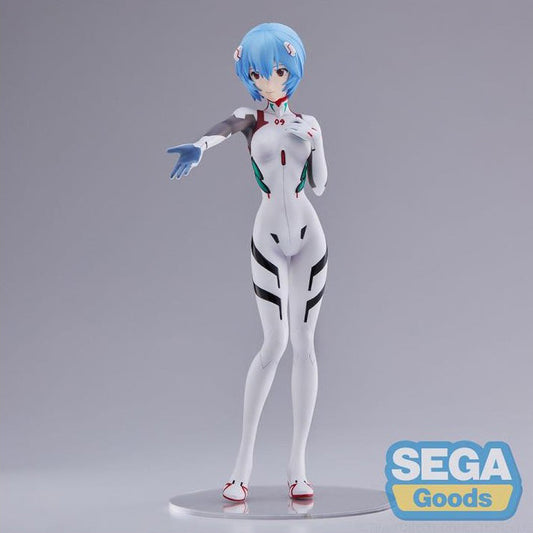 Sega Evangelion 3.0+ 1.0 Thrice Upon A Time Figurine PVC Spm Rei Ayanami Neon Genesis (White)