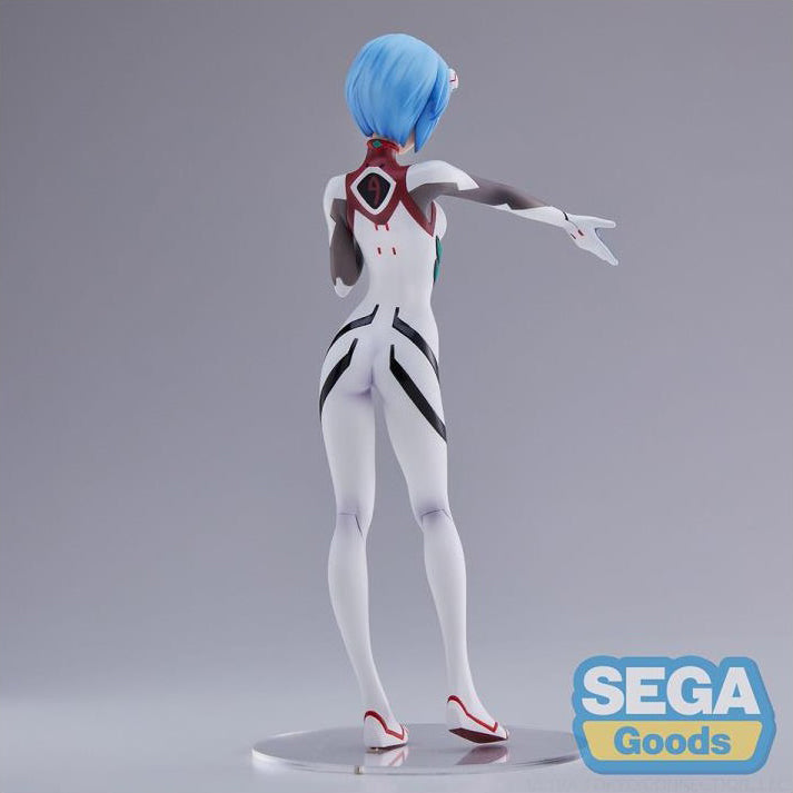 Sega Evangelion 3.0+ 1.0 Thrice Upon A Time Figurine PVC Spm Rei Ayanami Neon Genesis (White)