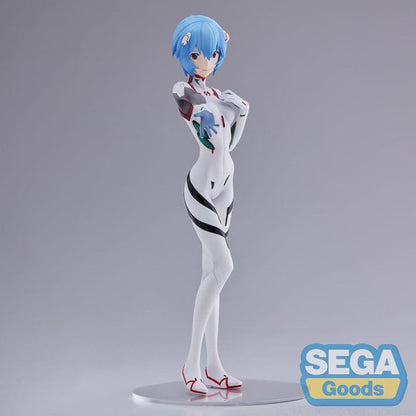 Sega Evangelion 3.0+ 1.0 Thrice Upon A Time Figurine PVC Spm Rei Ayanami Neon Genesis (White)