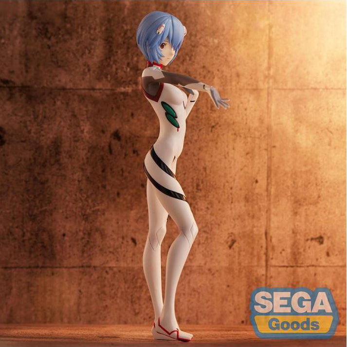 Sega Evangelion 3.0+ 1.0 Thrice Upon A Time Figurine PVC Spm Rei Ayanami Neon Genesis (White)