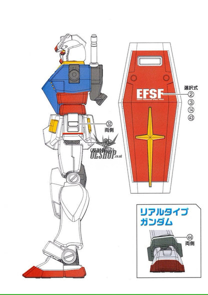 Evo E-Eg01 Eg Rx-78-2 Gundam Uv Evolution Studio Decals