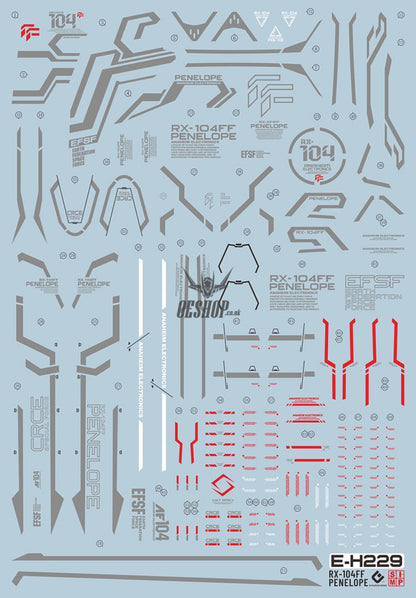 Evo - E-Hg229 (Uv) Hg Penelope Evolution Studio Decals