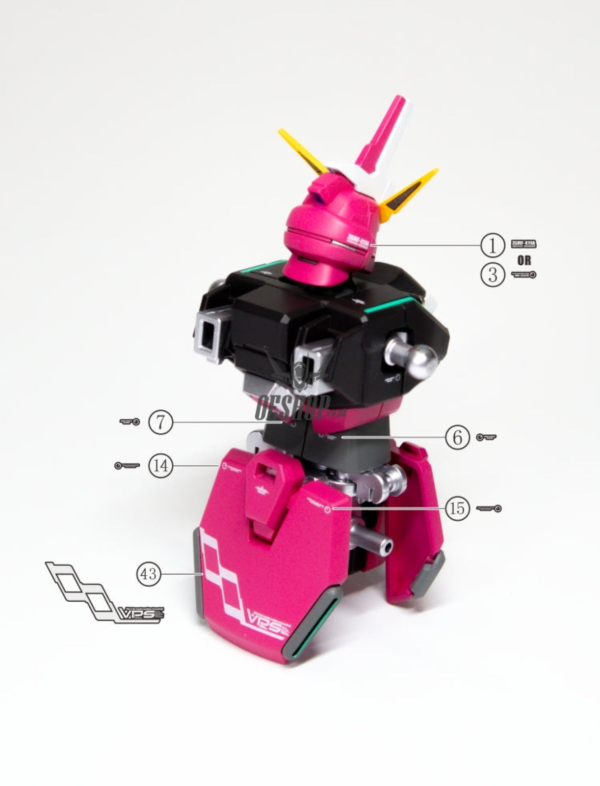 Evo - E-Hg231 (Uv) Hg Infinite Justice Gundam Evolution Studio Decals