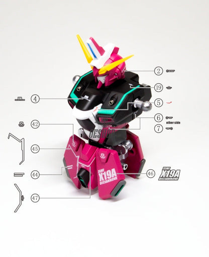 Evo - E-Hg231 (Uv) Hg Infinite Justice Gundam Evolution Studio Decals