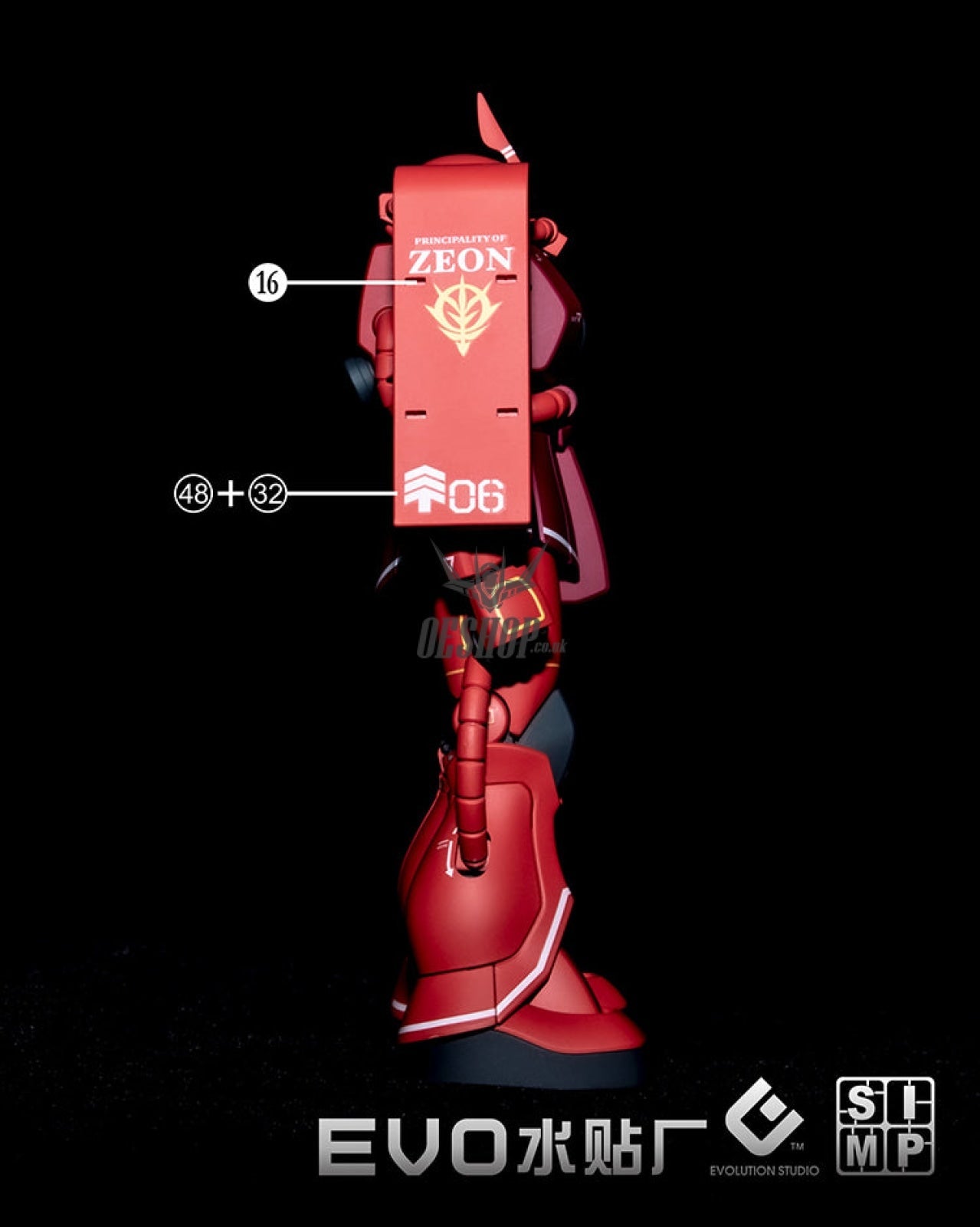 Evo - E-Hg234 (Uv) Hg Infinite Justice Gundam Evolution Studio Decals