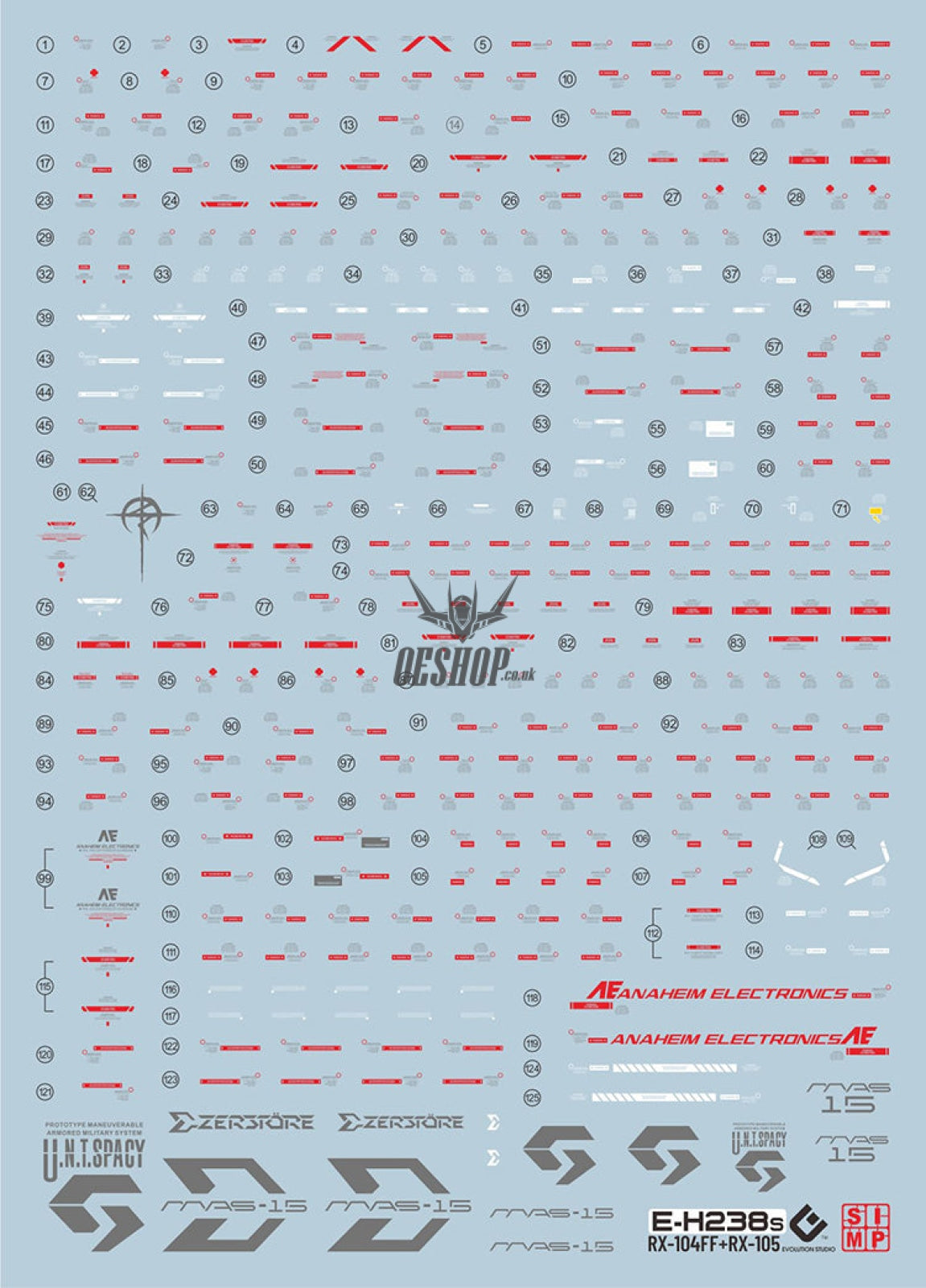 Evo - E-Hg238S (Uv) Hg Xi Vs Penelope Evolution Studio Decals