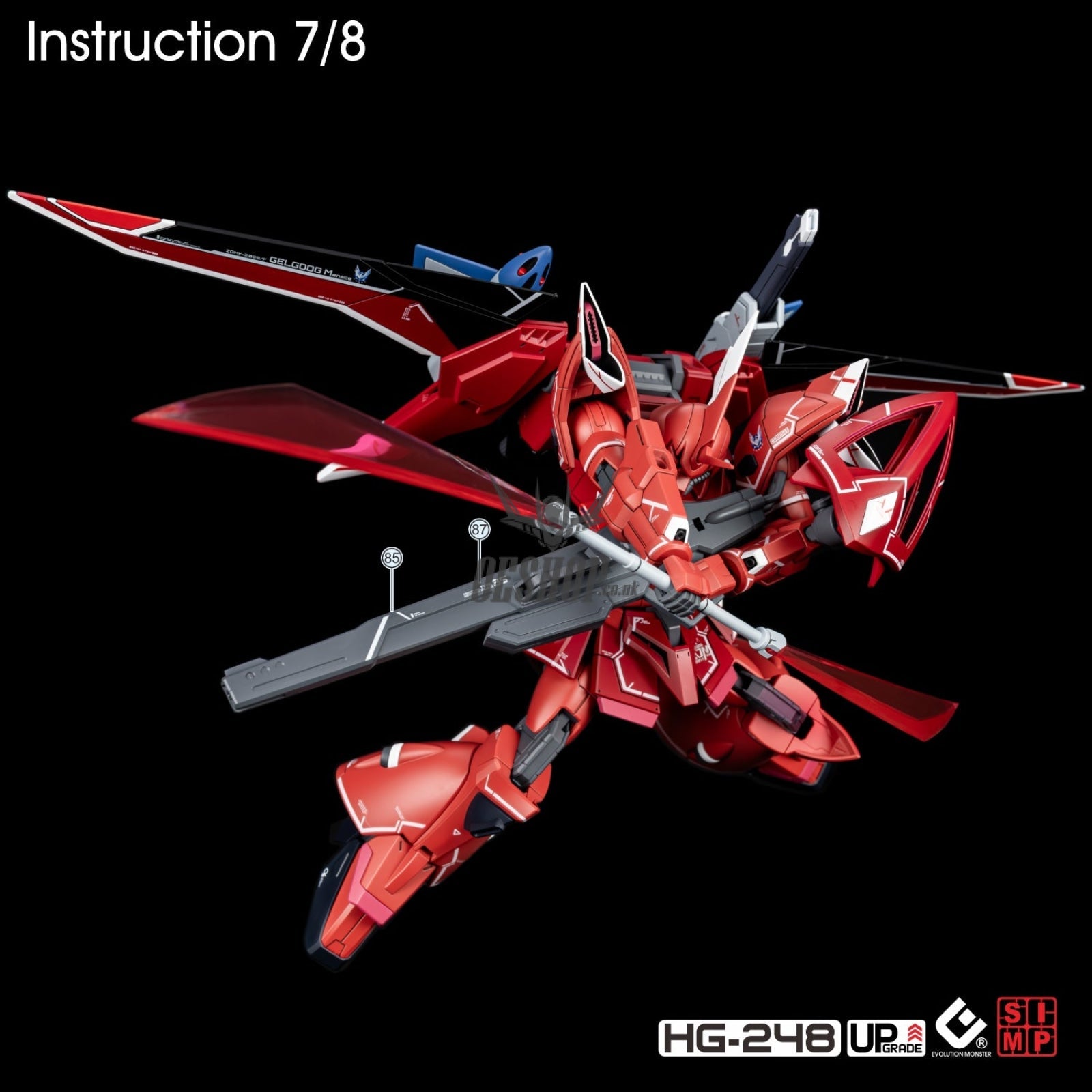 EVO - E-HG248 (UV) HG Gelgoog Menace Gundam Evolution Studio Decal Decals