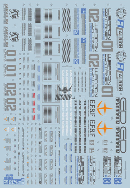 Evo - E-Hg28 (Uv) Hg Gp03D Dendrobium Evolution Studio Decals