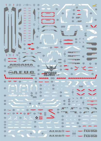 Evo - E - Hg35 (Uv) Hg G - Defenser（For 144 Mk - Ii) Evolution Studio Decals